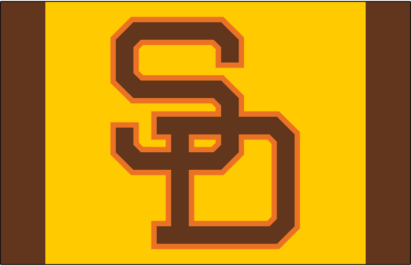 San Diego Padres 1980-1984 Cap Logo vinyl decal